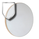 Spiegel rund Ø 30 cm mit Sicherheitsglas/Splitterschutzfolie